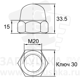 DIN1587-M20 А2