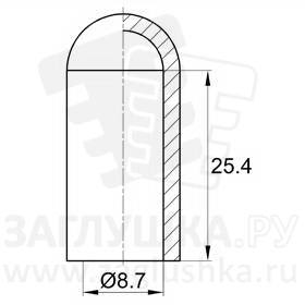 CE8.7x25.4