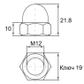 DIN1587-M12