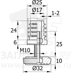 D25М10.D32x25