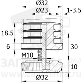 D32М10П.D32x30